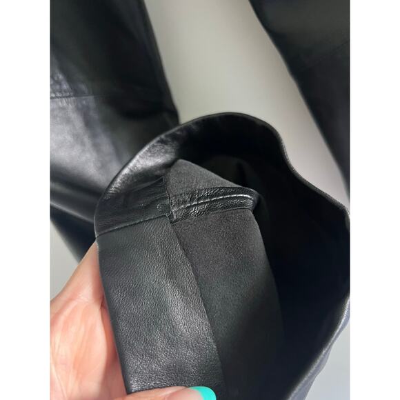 Valerie Stevens 2 Piece Lambskin Leather Suit Zip Up Jacket & Pants 6 Medium JL - Picture 9 of 12